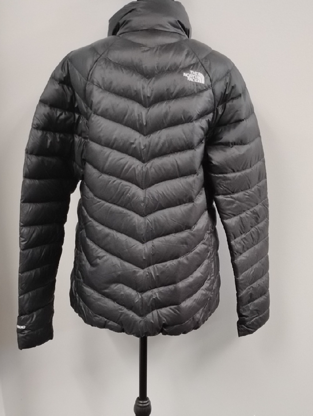 The North Face Women's Black Chevron Quilted Puffer Jacket, Sz L - Picture 5 of 9